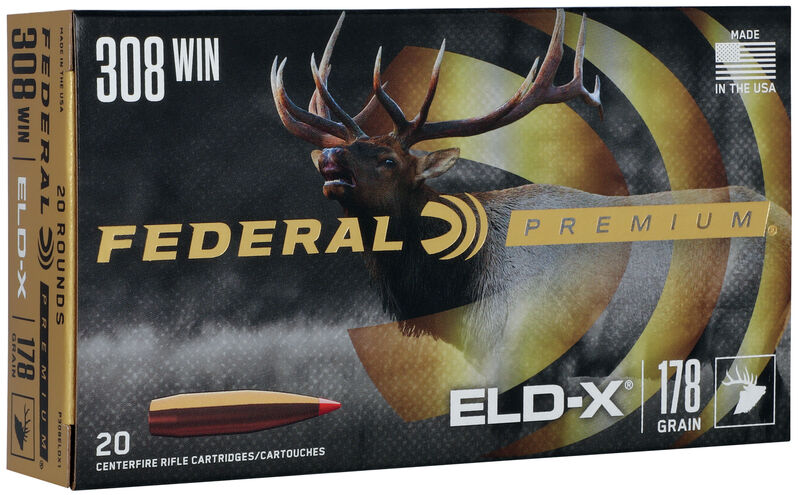 FED TERMINAL ASCENT 308WIN 178GR ELDX 20/10 - Ammunition